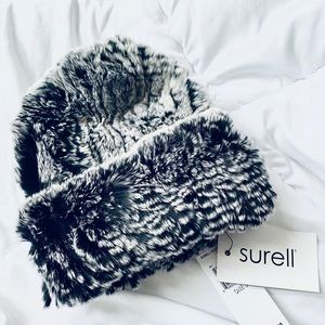 100% Rabbit Fur Beanie